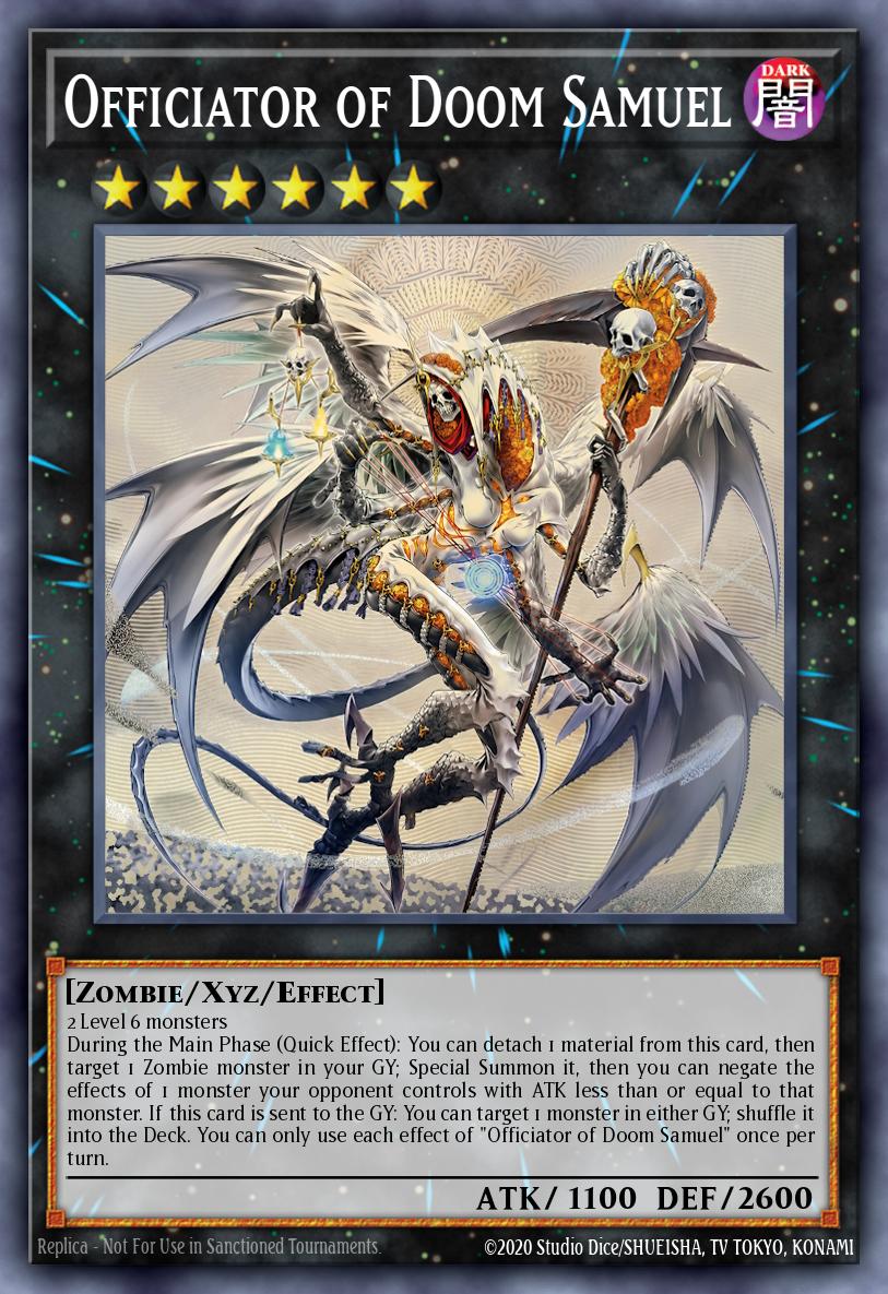 Officiator of Doom Samuel Yu-Gi-Oh card