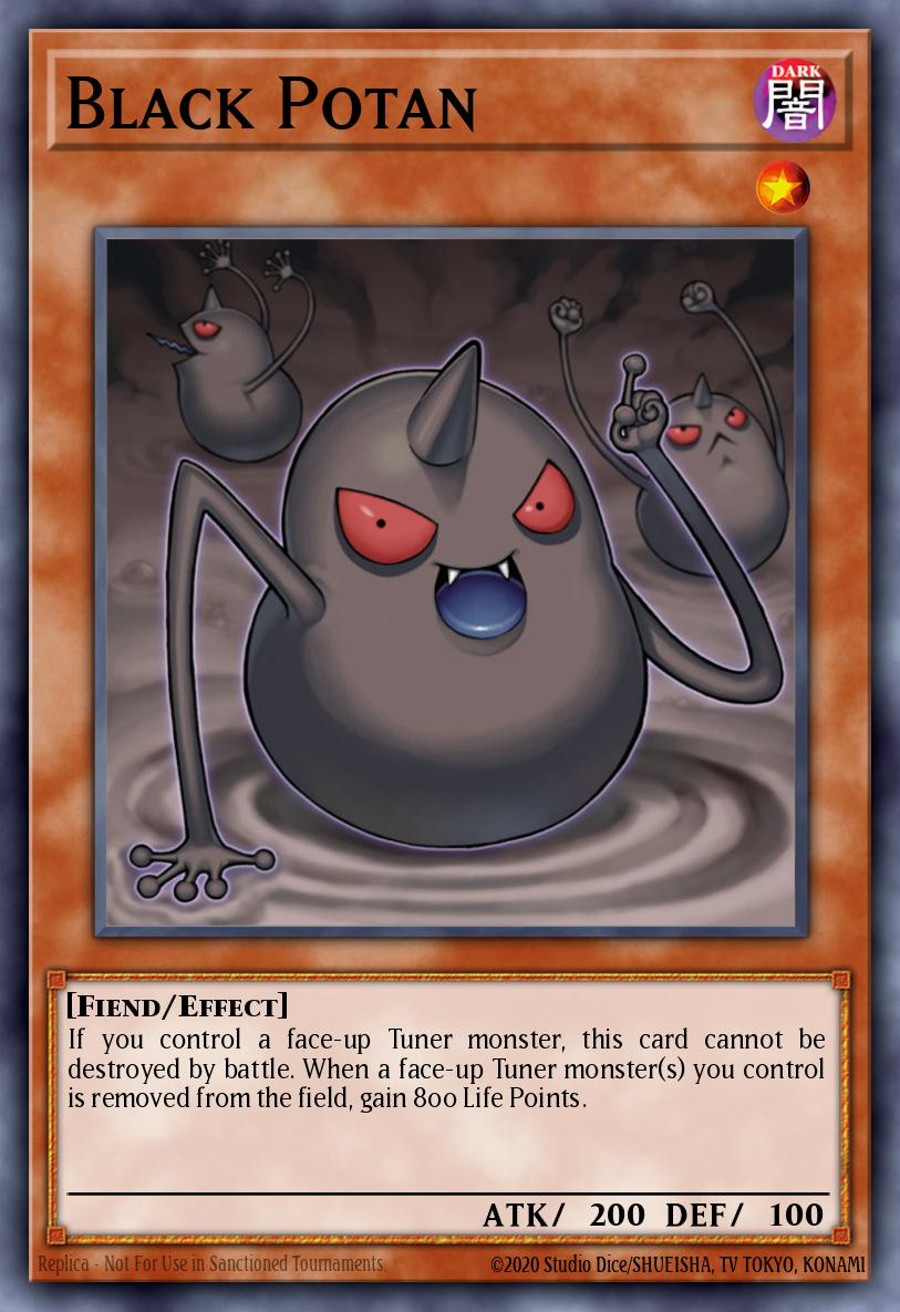 Black Potan Yu-Gi-Oh card