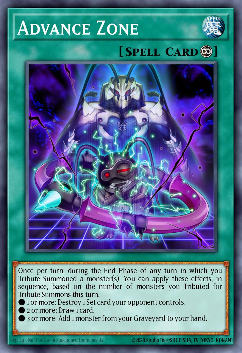 Advance Zone Yu-Gi-Oh card