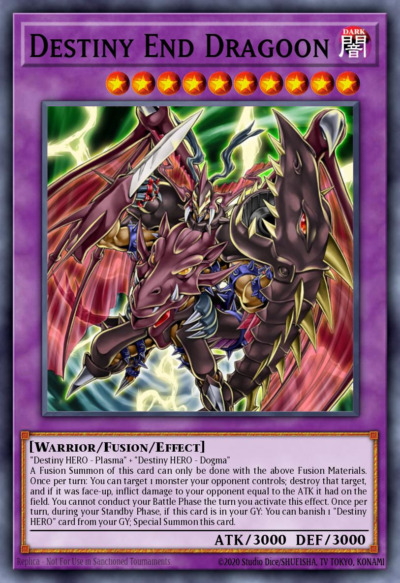 Destiny End Dragoon Yu-Gi-Oh card