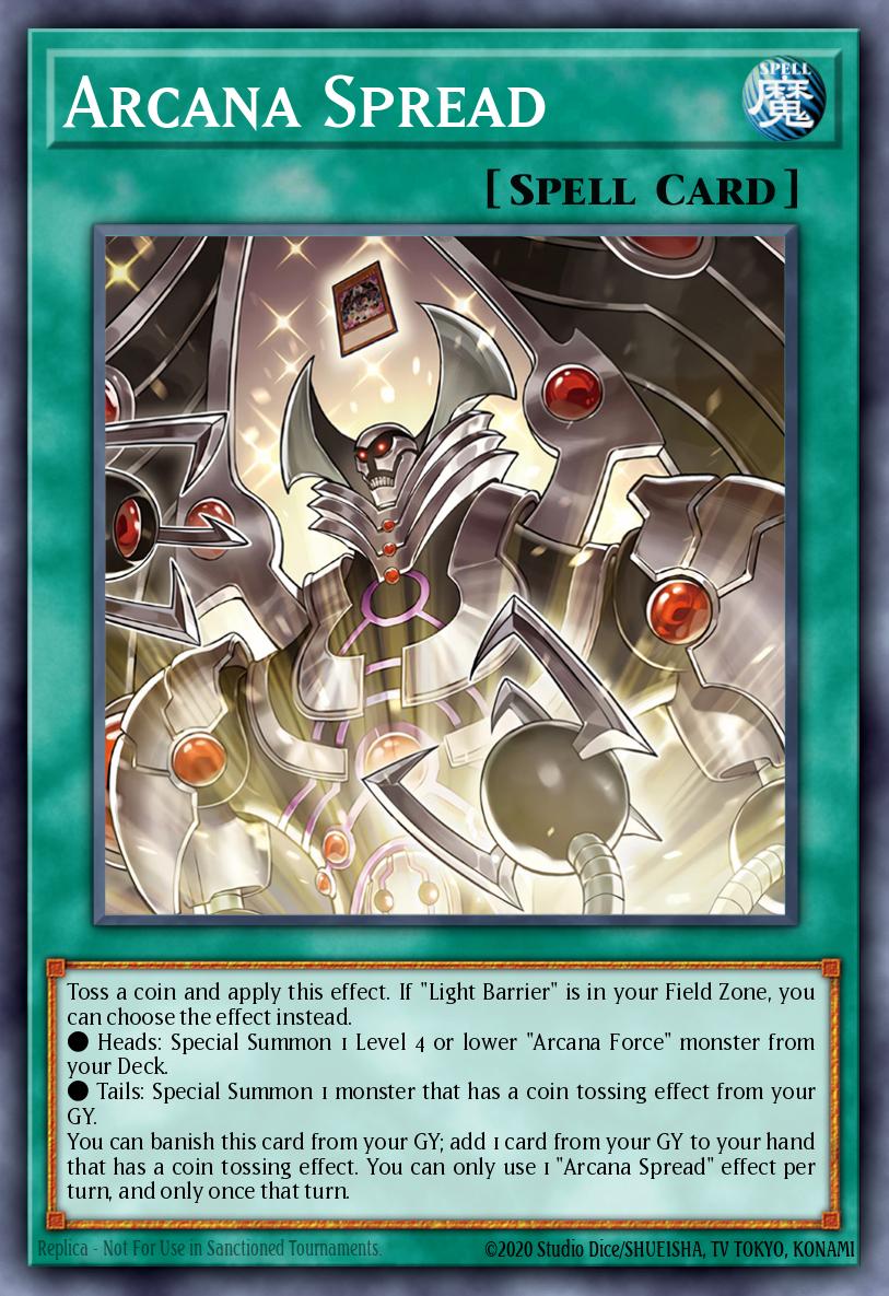 Arcana Spread Yu-Gi-Oh card