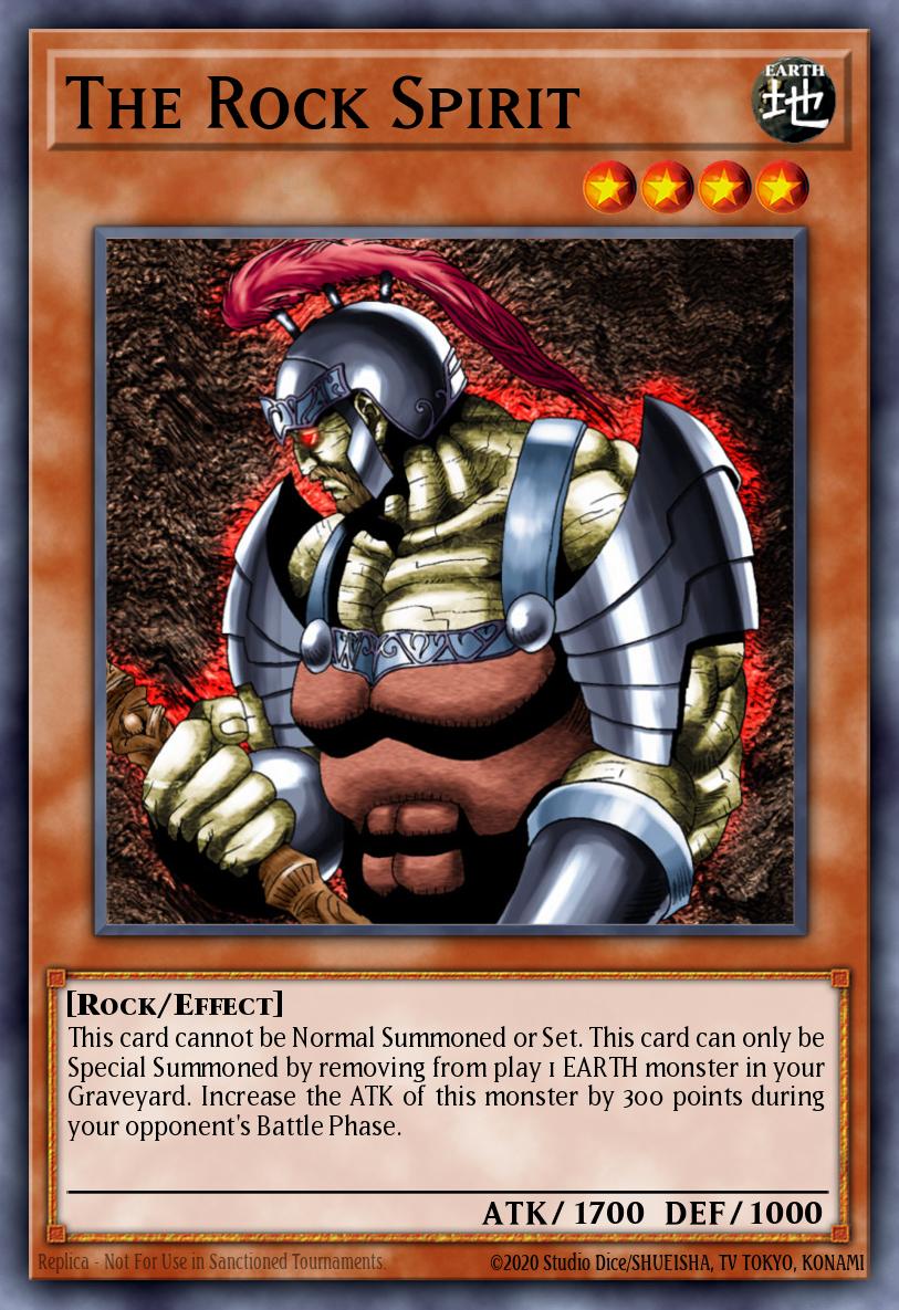 The Rock Spirit Yu-Gi-Oh card