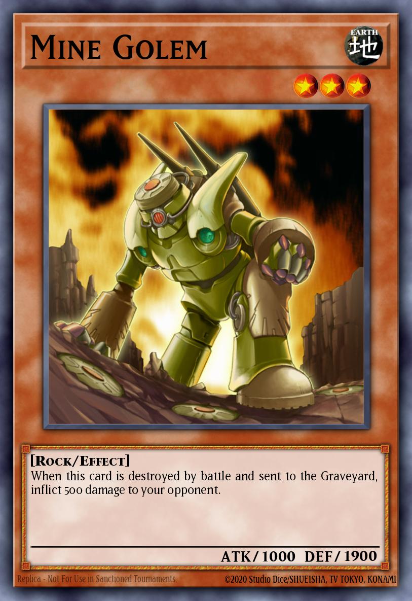 Mine Golem Yu-Gi-Oh card