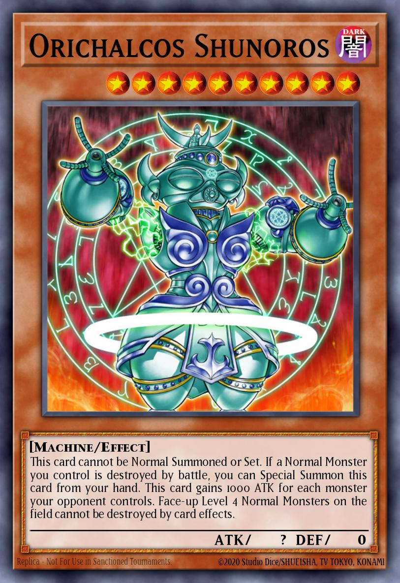 Orichalcos Shunoros Yu-Gi-Oh card