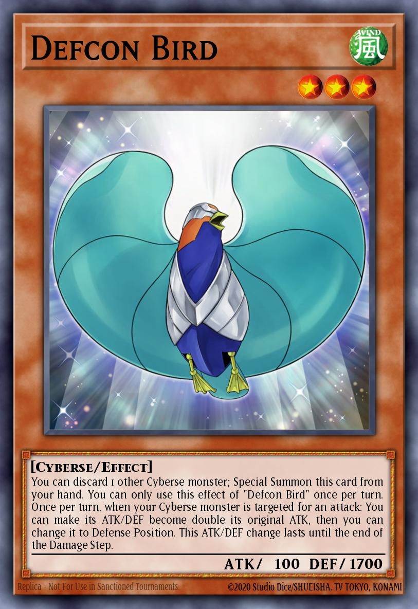 Defcon Bird Yu-Gi-Oh card