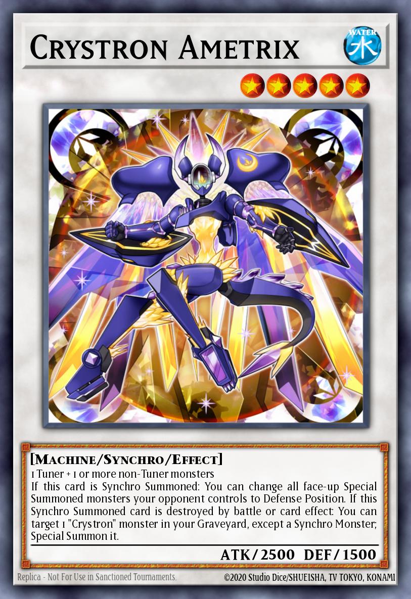 Crystron Ametrix Yu-Gi-Oh card