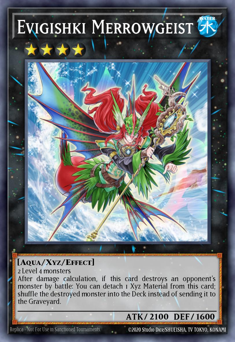 Evigishki Merrowgeist Yu-Gi-Oh card