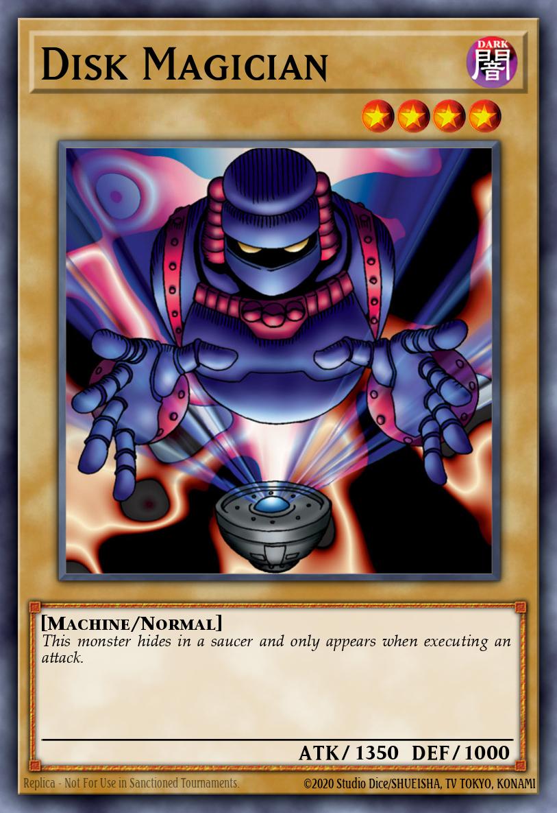Disk Magician Yu-Gi-Oh card