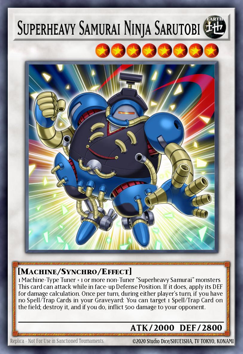 Superheavy Samurai Ninja Sarutobi Yu-Gi-Oh card