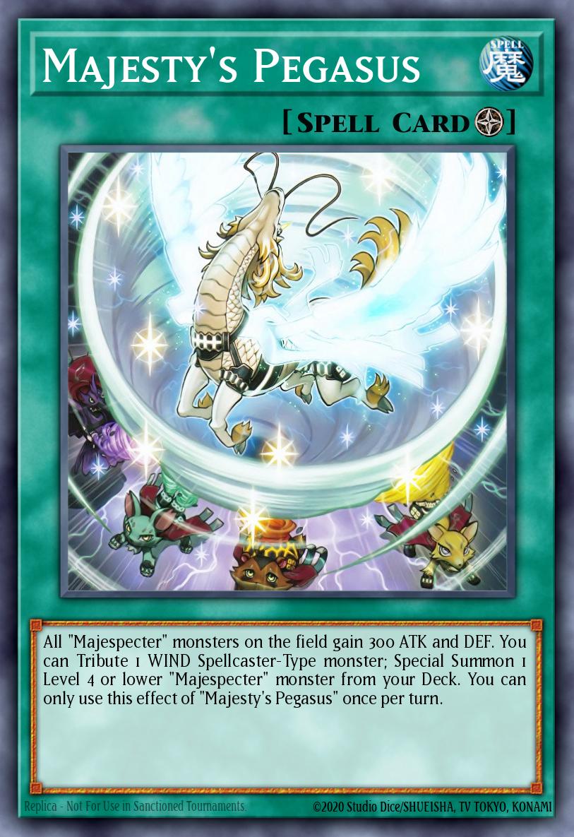 Majesty's Pegasus Yu-Gi-Oh card