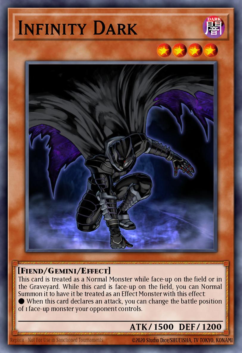 Infinity Dark Yu-Gi-Oh card