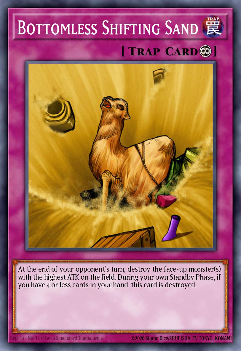 Bottomless Shifting Sand Yu-Gi-Oh card