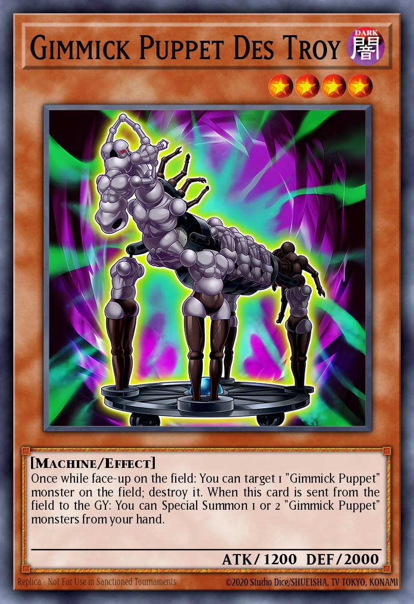 Gimmick Puppet Des Troy Yu-Gi-Oh card