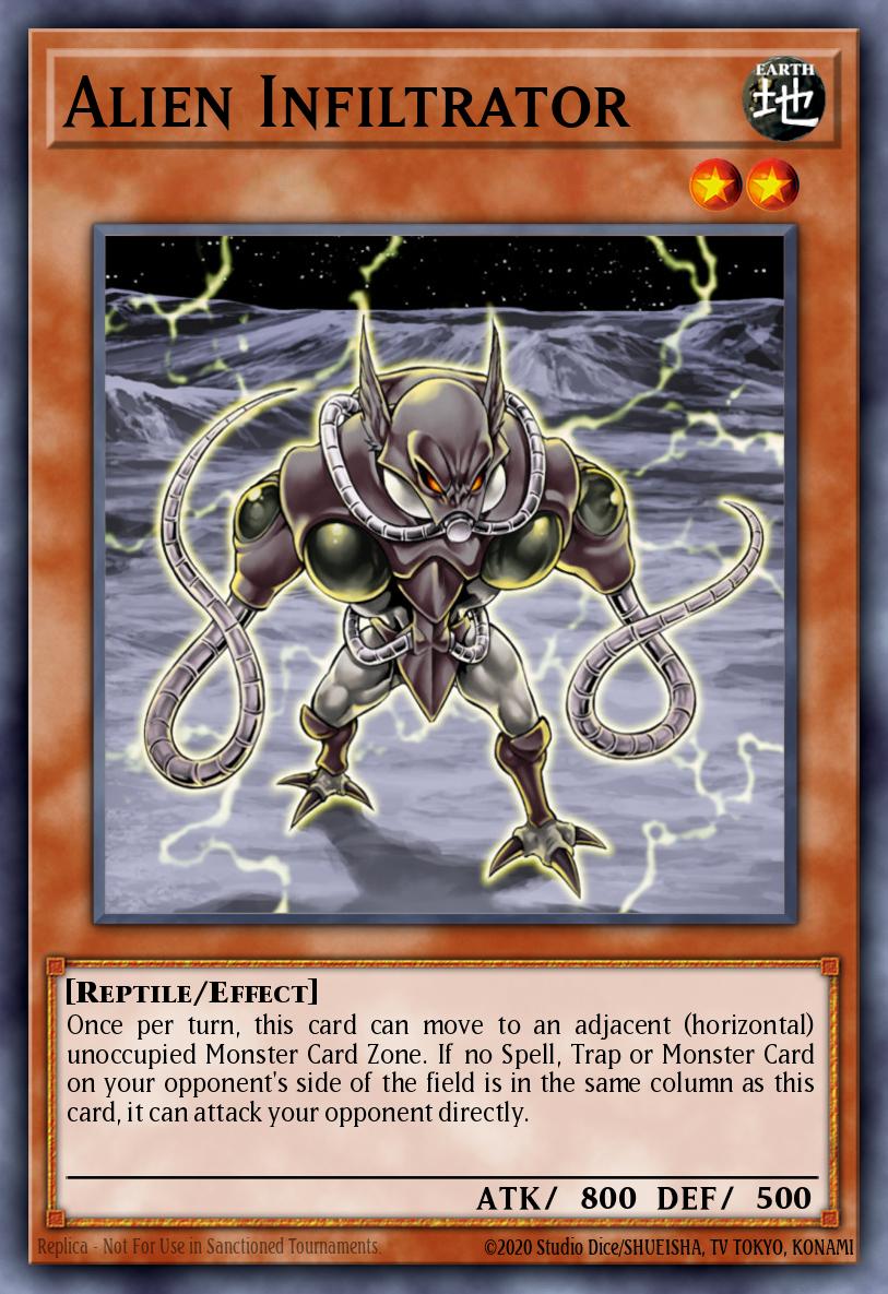 Alien Infiltrator Yu-Gi-Oh card