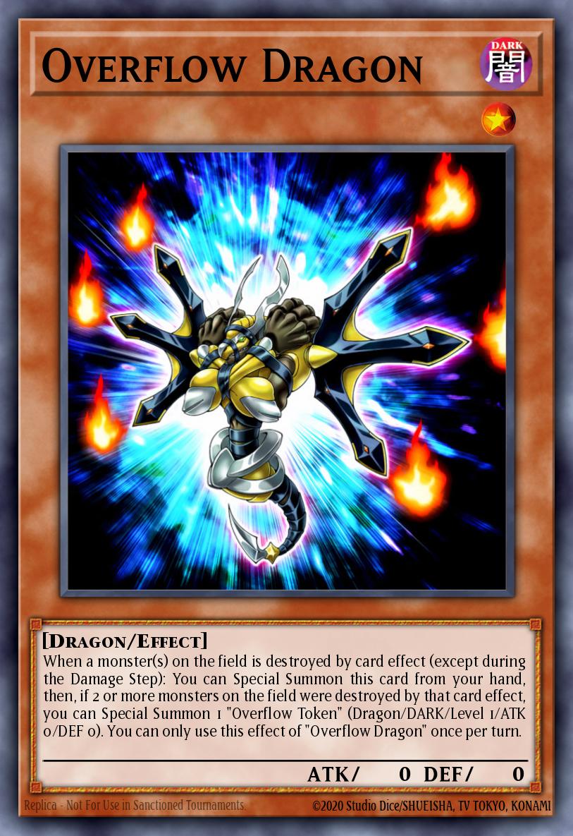 Overflow Dragon Yu-Gi-Oh card