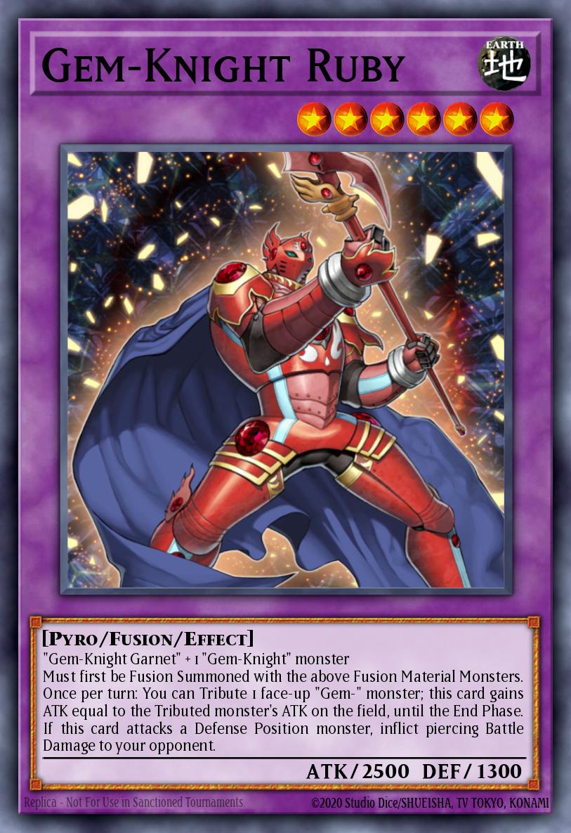 Gem-Knight Ruby Yu-Gi-Oh card