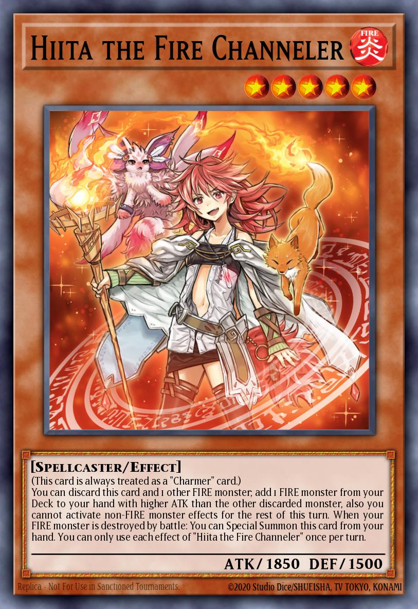 Hiita the Fire Channeler Yu-Gi-Oh card