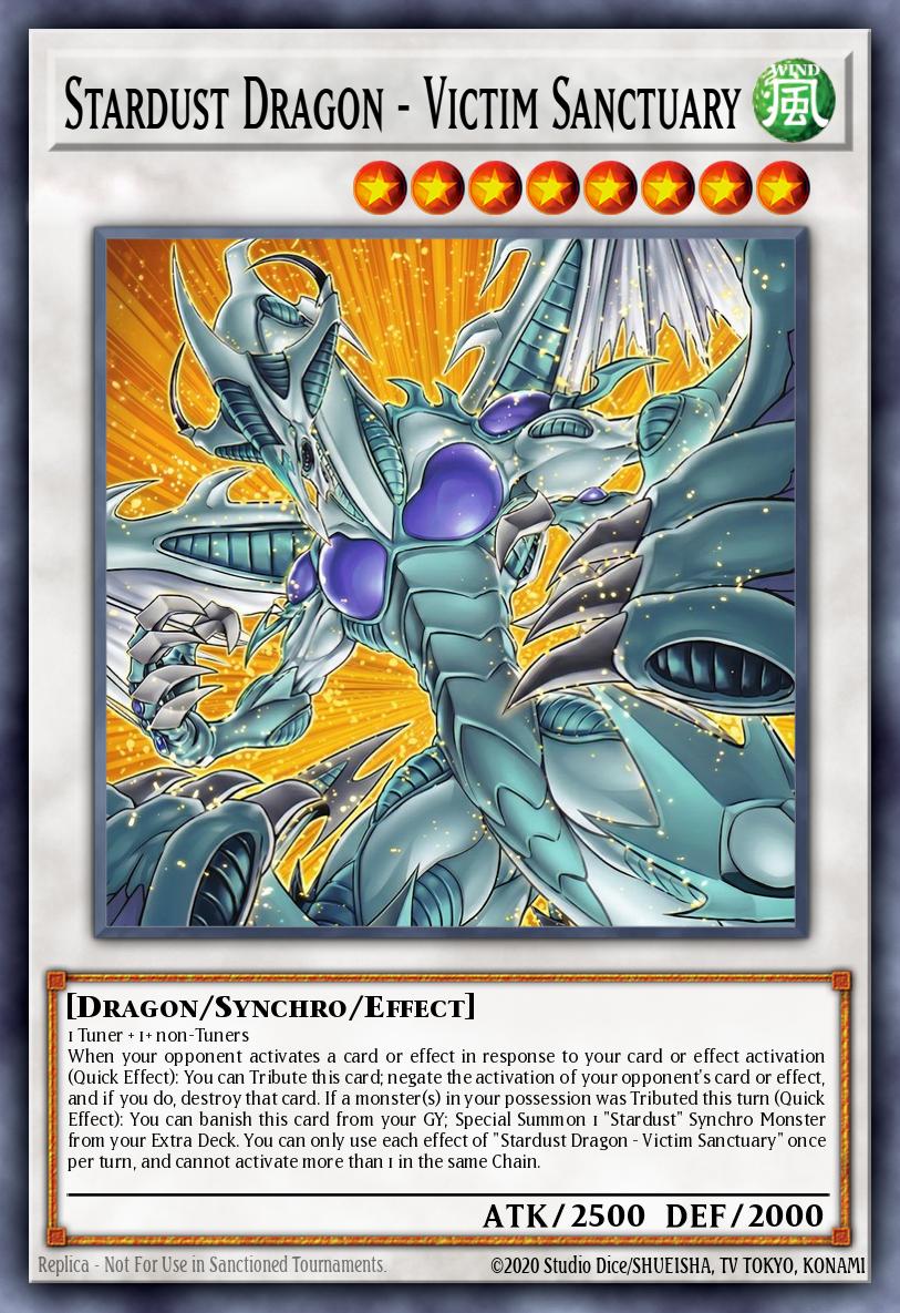 Stardust Dragon - Victim Sanctuary Yu-Gi-Oh card