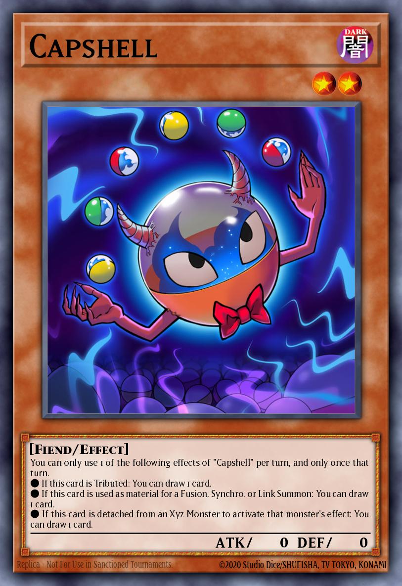Capshell Yu-Gi-Oh card