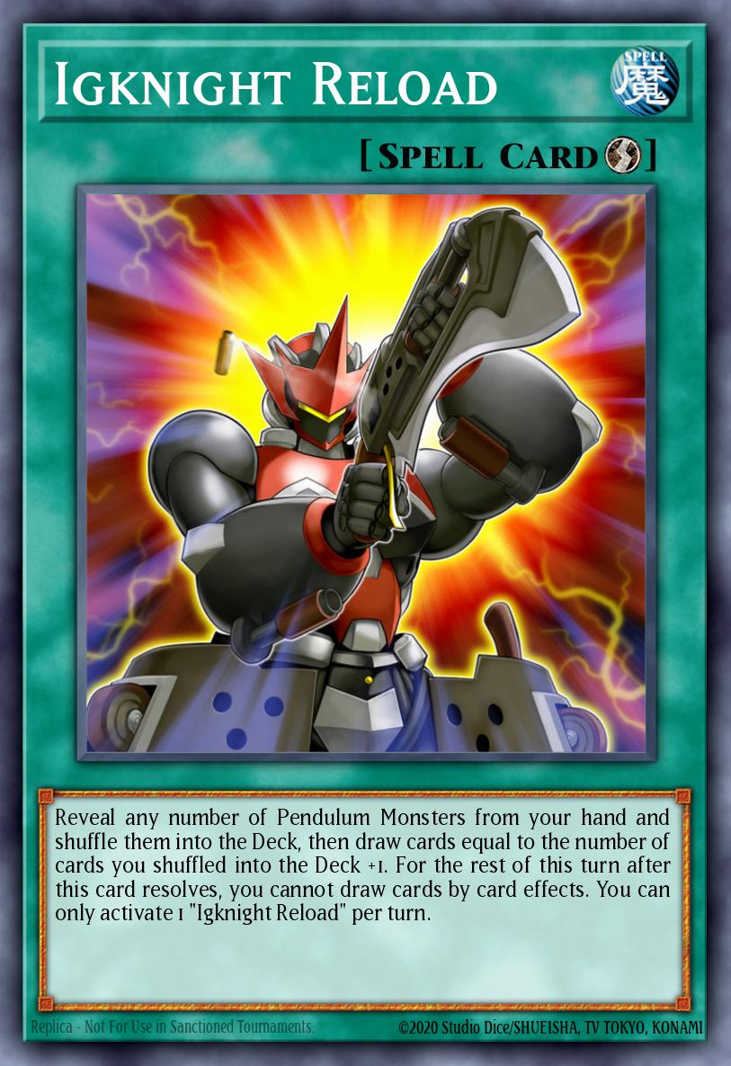 Igknight Reload Yu-Gi-Oh card