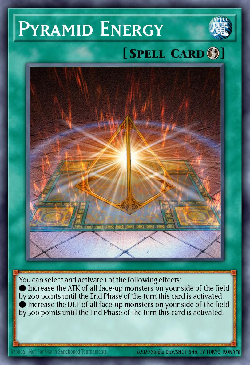 Pyramid Energy Yu-Gi-Oh card