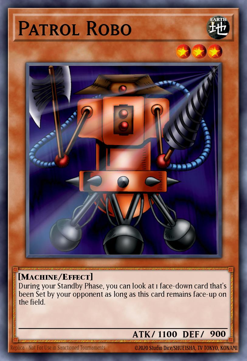 Patrol Robo Yu-Gi-Oh card