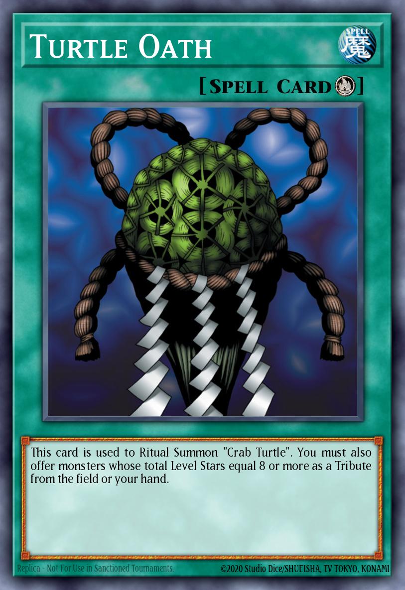 Turtle Oath Yu-Gi-Oh card