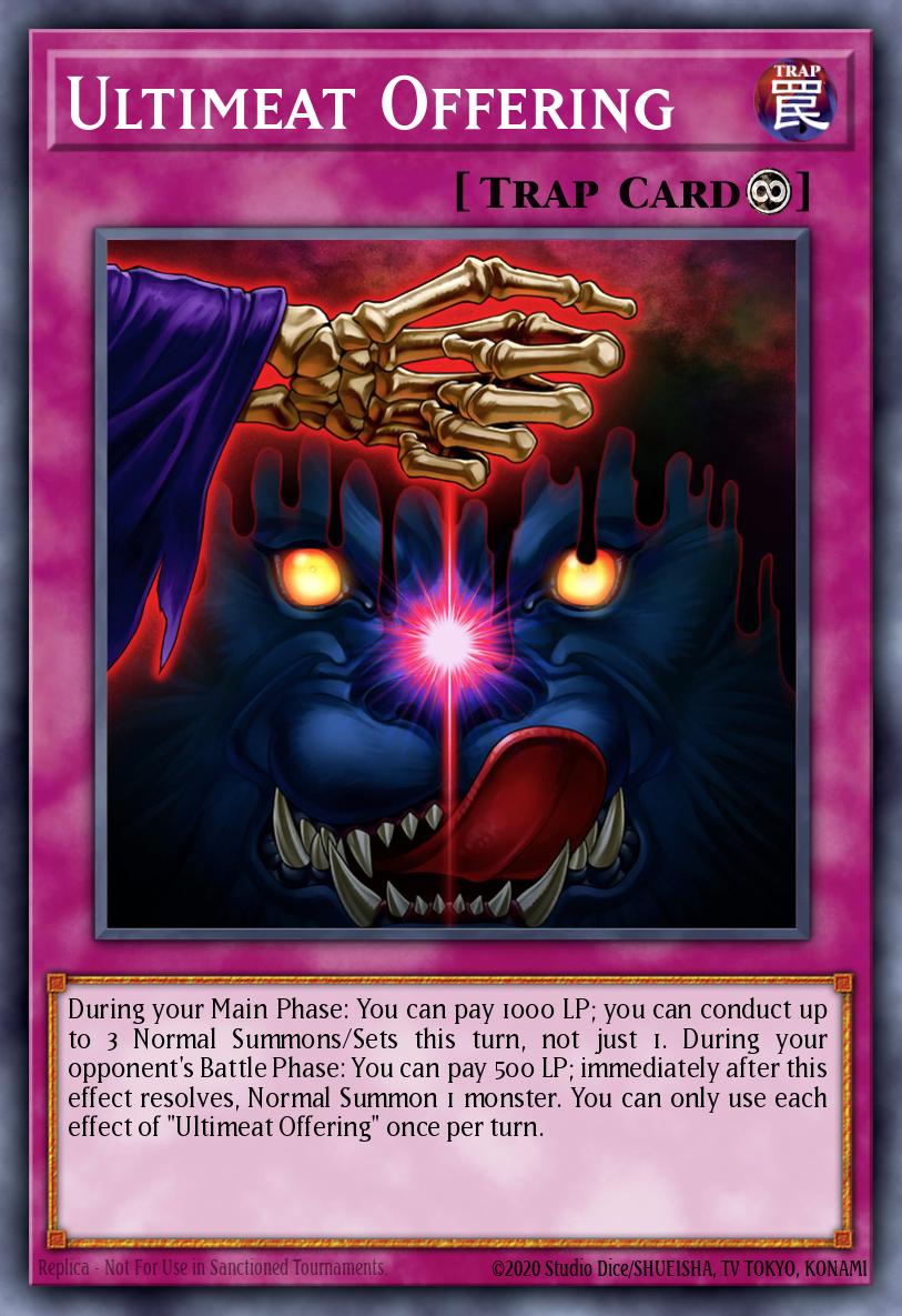 Ultimeat Offering Yu-Gi-Oh card