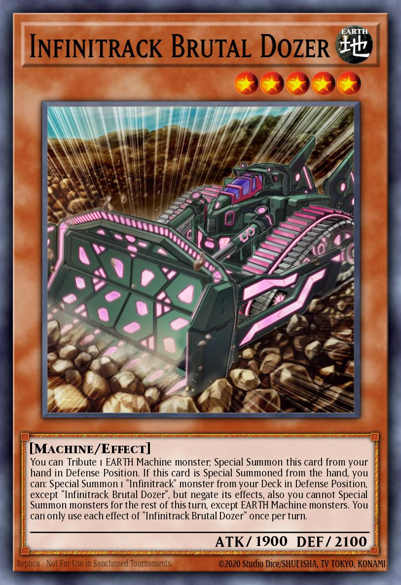 Infinitrack Brutal Dozer Yu-Gi-Oh card
