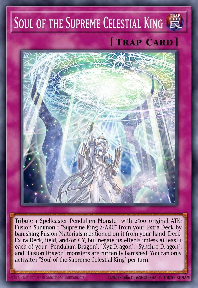 Soul of the Supreme Celestial King Yu-Gi-Oh card