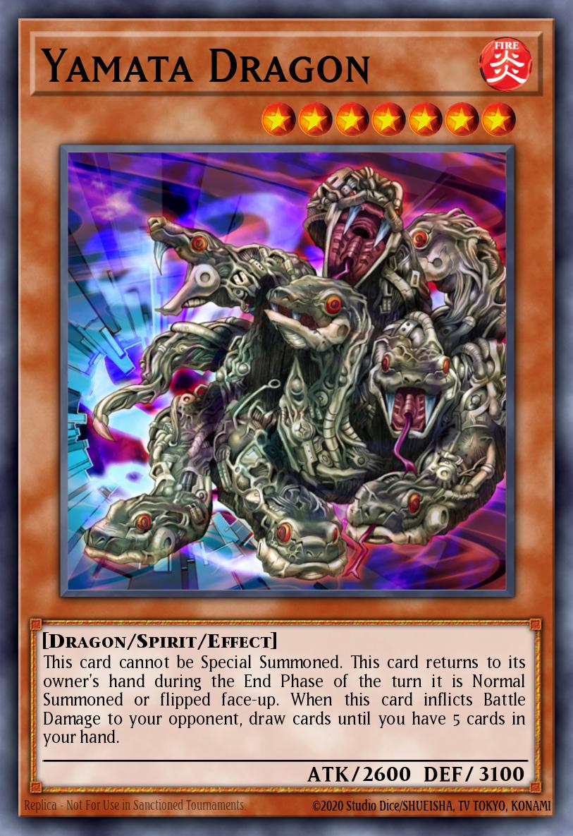 Yamata Dragon Yu-Gi-Oh card