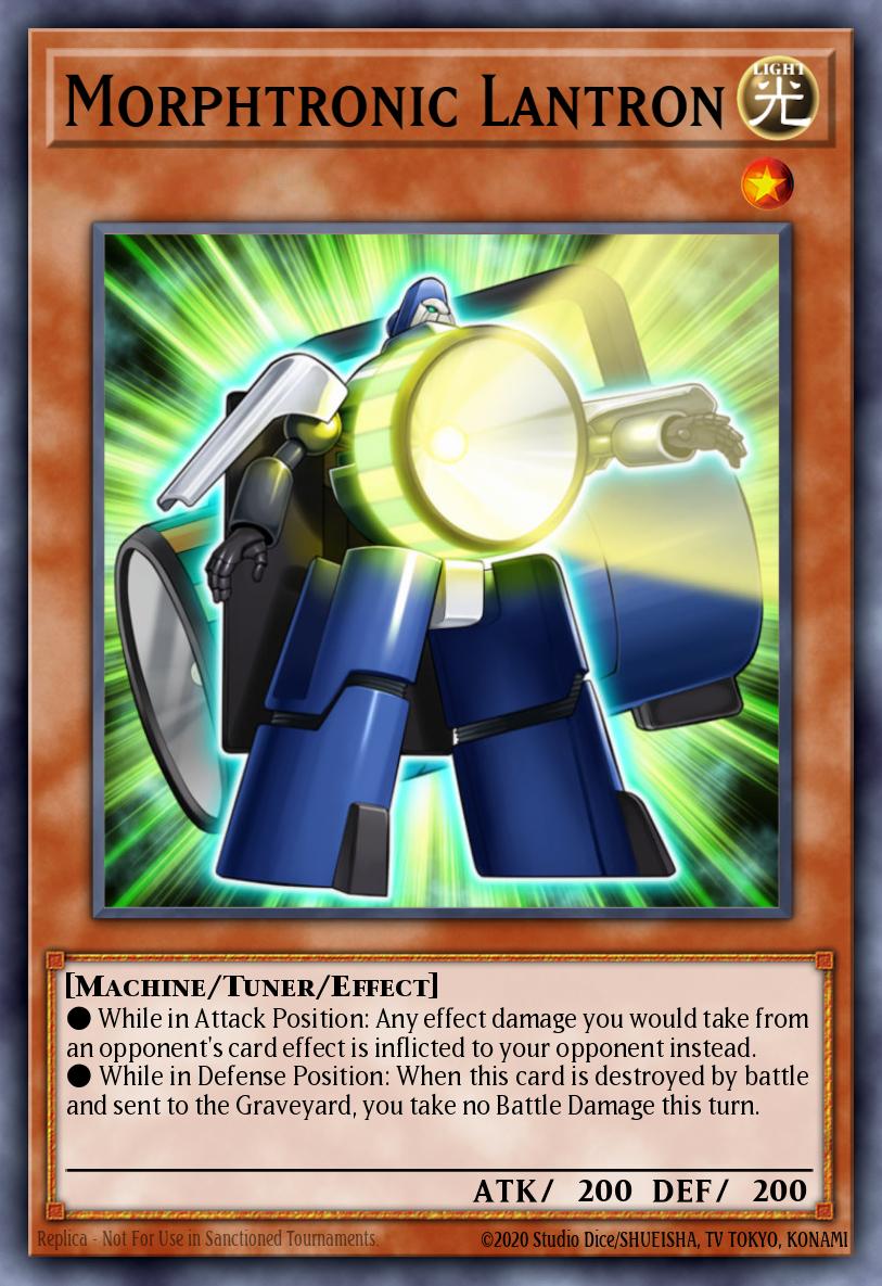 Morphtronic Lantron Yu-Gi-Oh card
