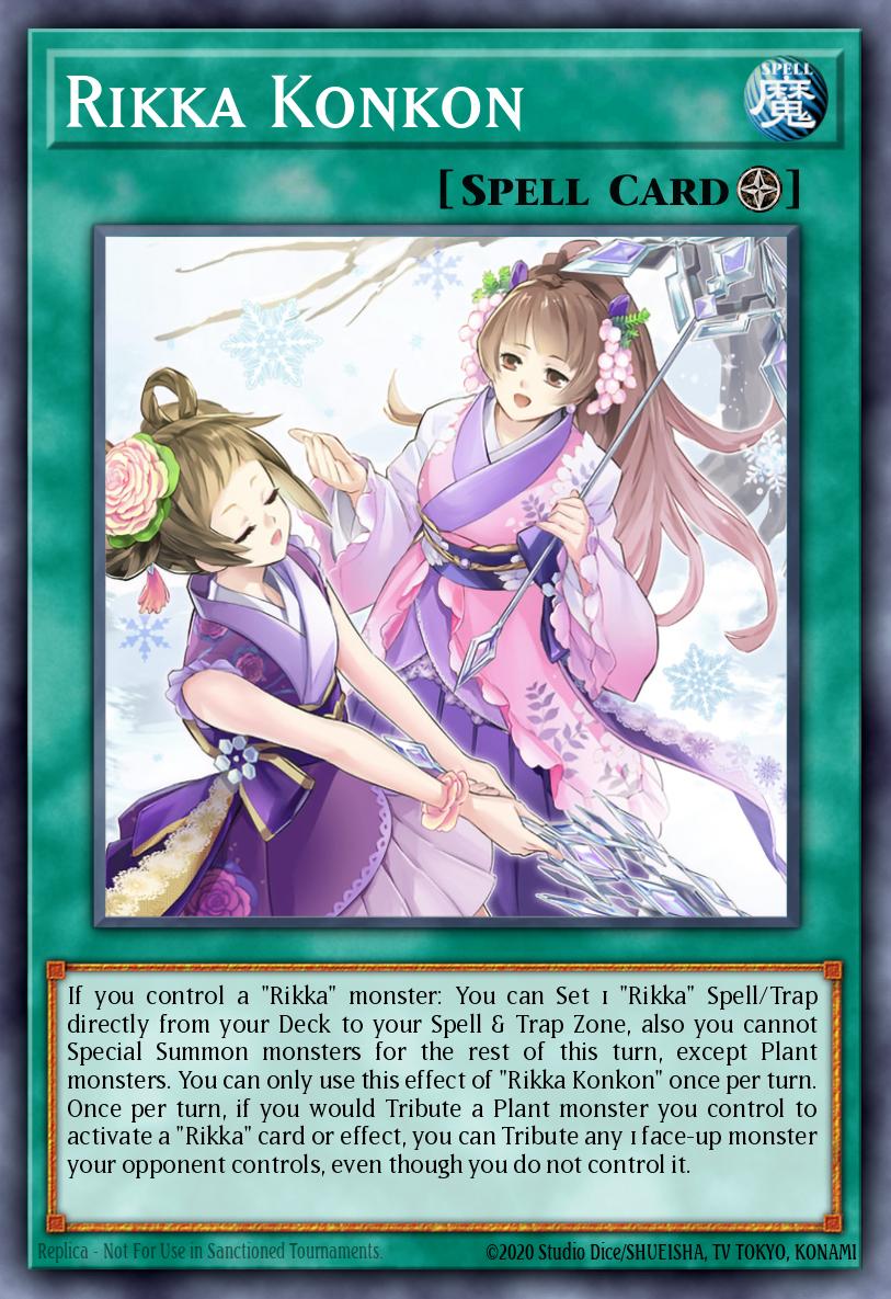 Rikka Konkon Yu-Gi-Oh card