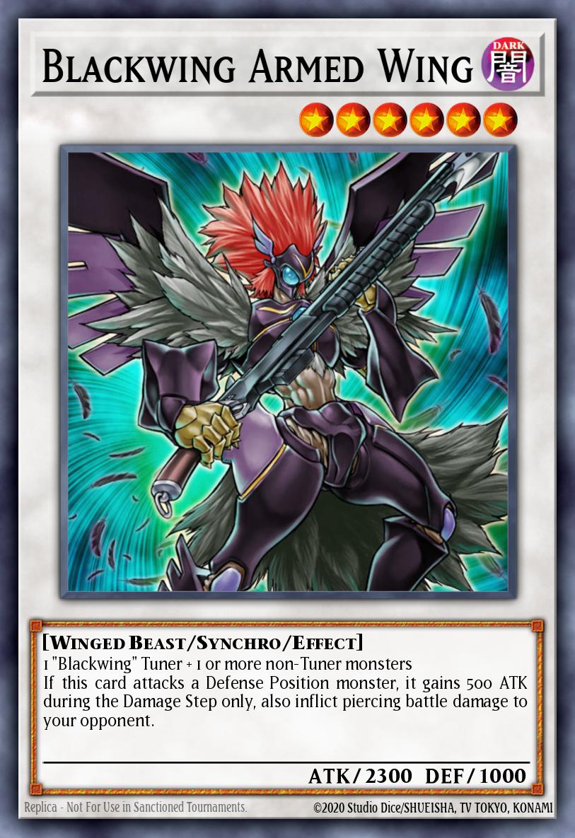 Blackwing Armed Wing Yu-Gi-Oh card
