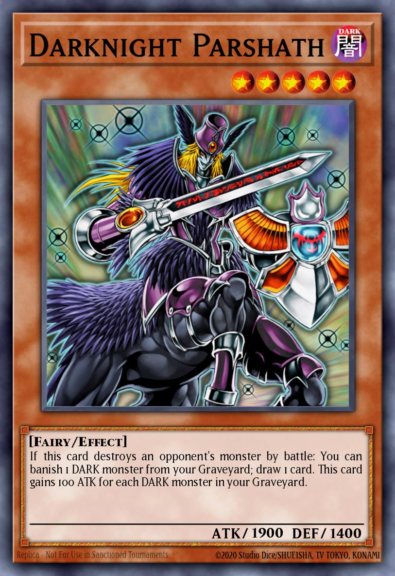 Darknight Parshath Yu-Gi-Oh card