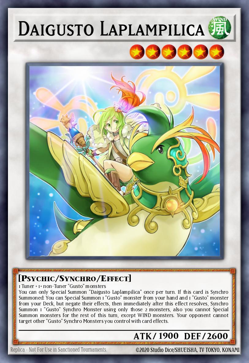 Daigusto Laplampilica Yu-Gi-Oh card