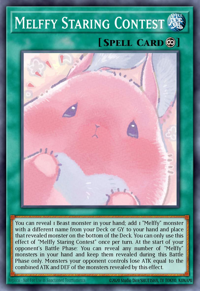 Melffy Staring Contest Yu-Gi-Oh card