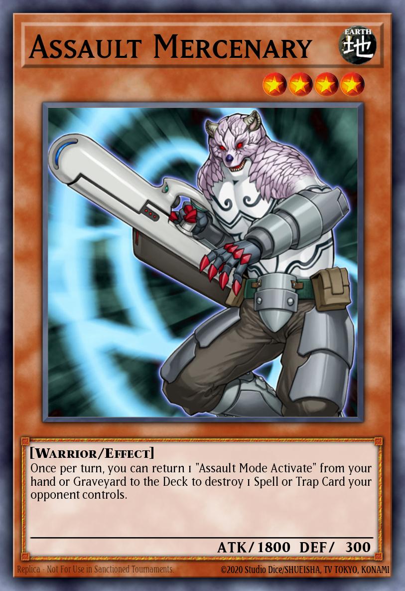 Assault Mercenary Yu-Gi-Oh card