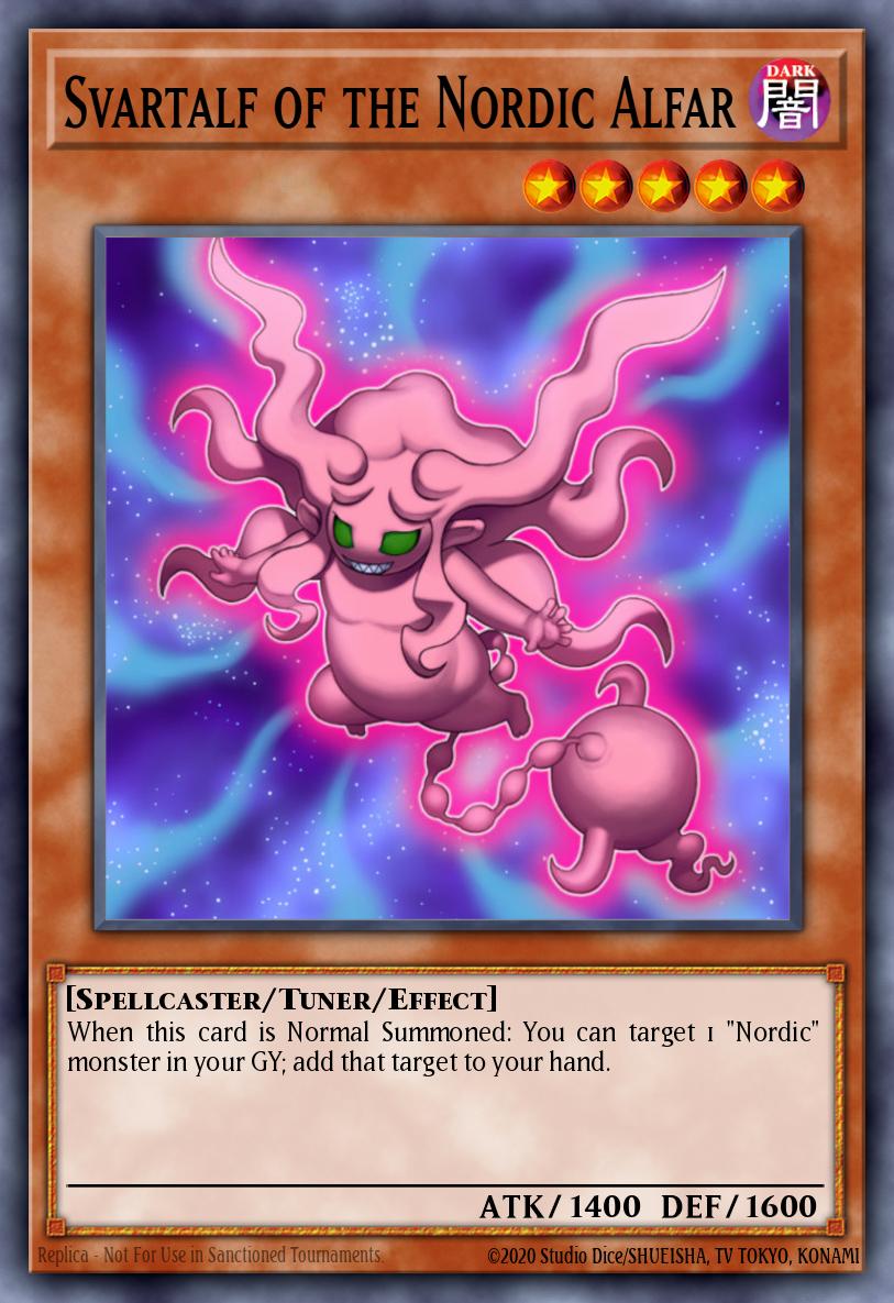 Svartalf of the Nordic Alfar Yu-Gi-Oh card