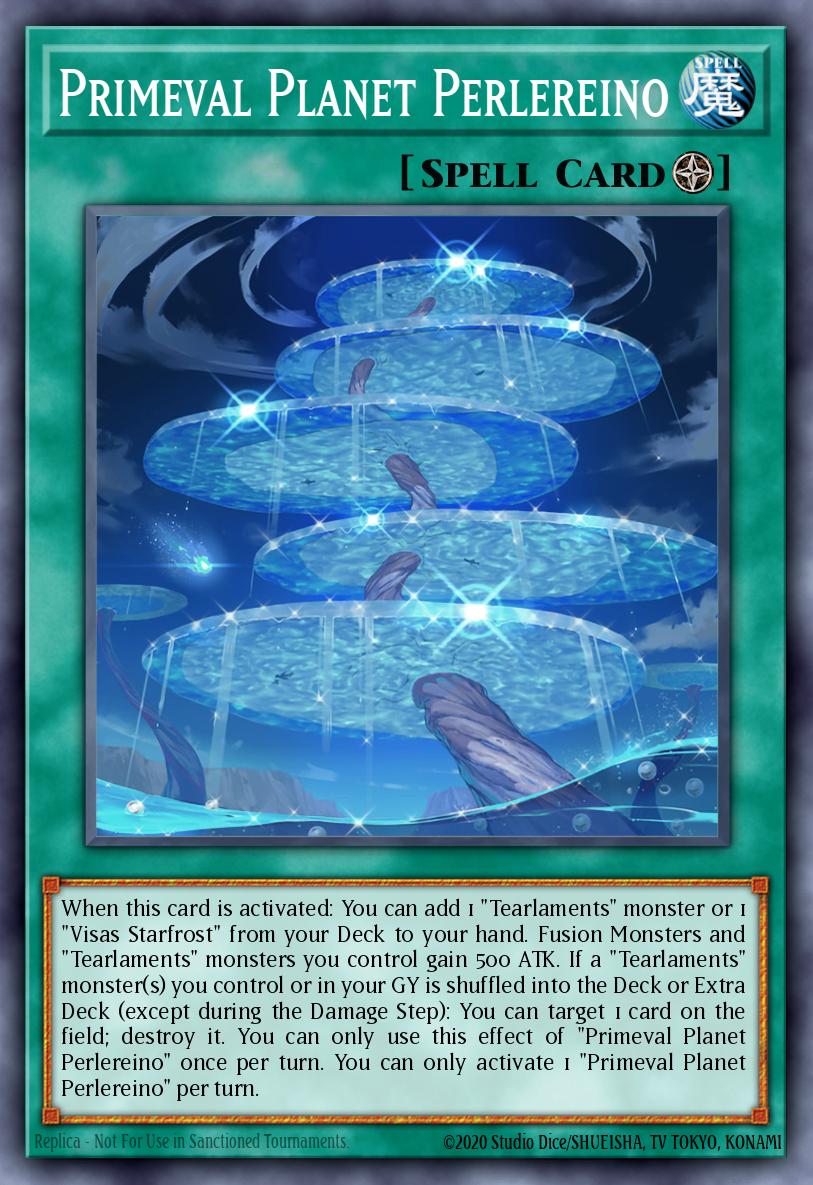 Primeval Planet Perlereino Yu-Gi-Oh card