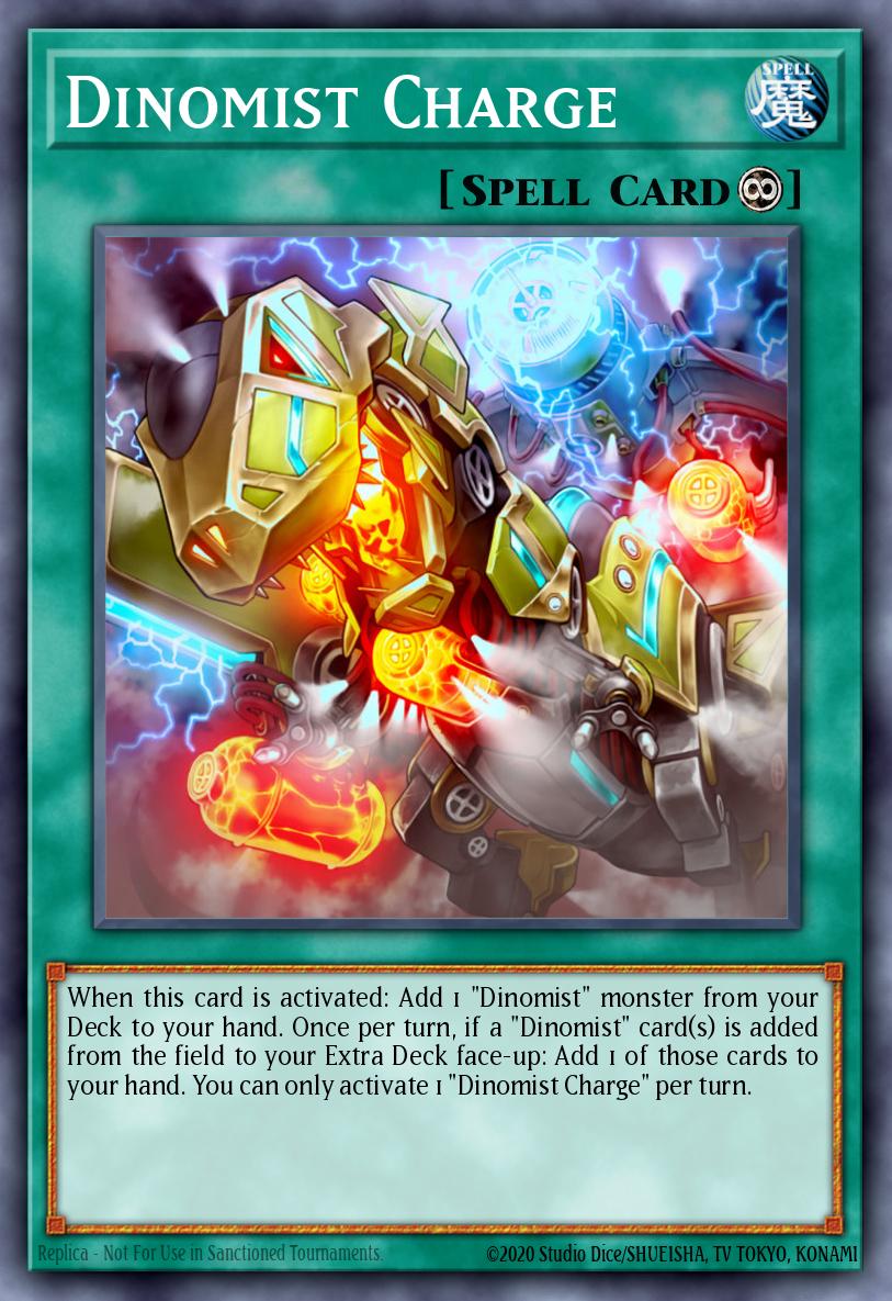 Dinomist Charge Yu-Gi-Oh card