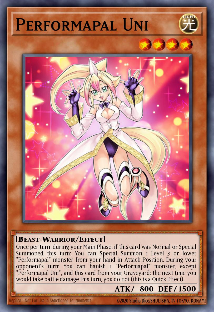 Performapal Uni Yu-Gi-Oh card