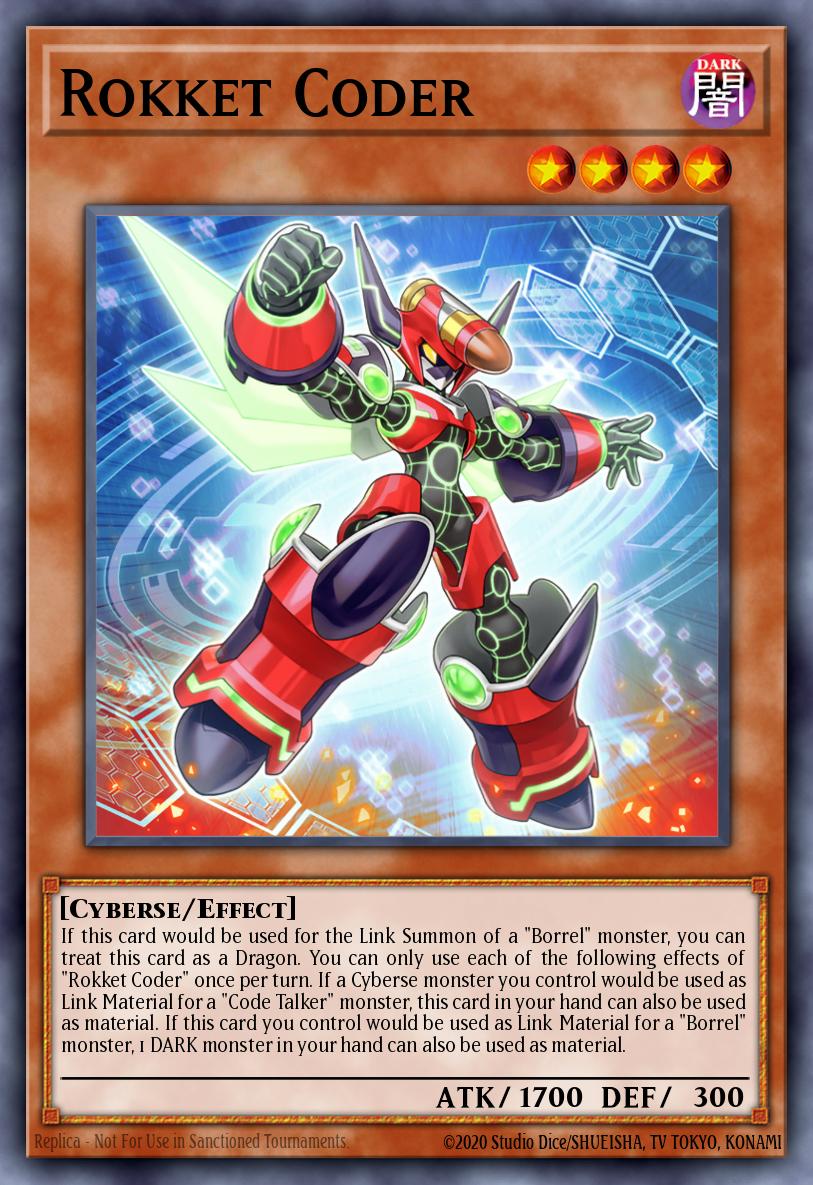 Rokket Coder Yu-Gi-Oh card
