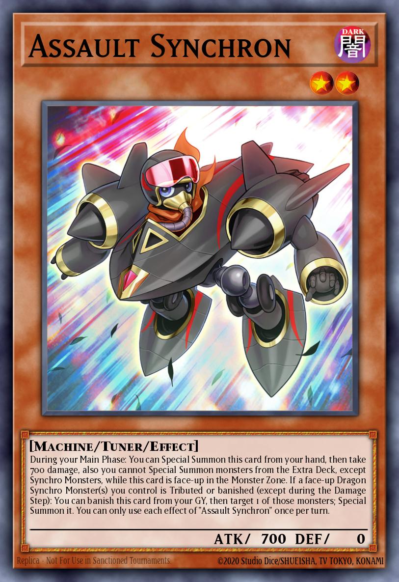 Assault Synchron Yu-Gi-Oh card