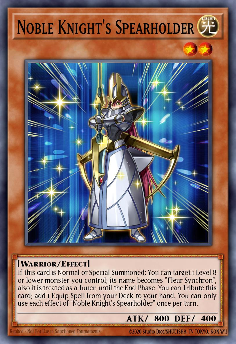 Noble Knight's Spearholder Yu-Gi-Oh card