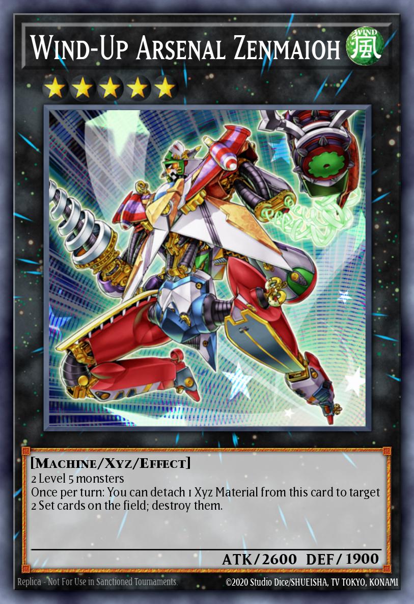 Wind-Up Arsenal Zenmaioh Yu-Gi-Oh card