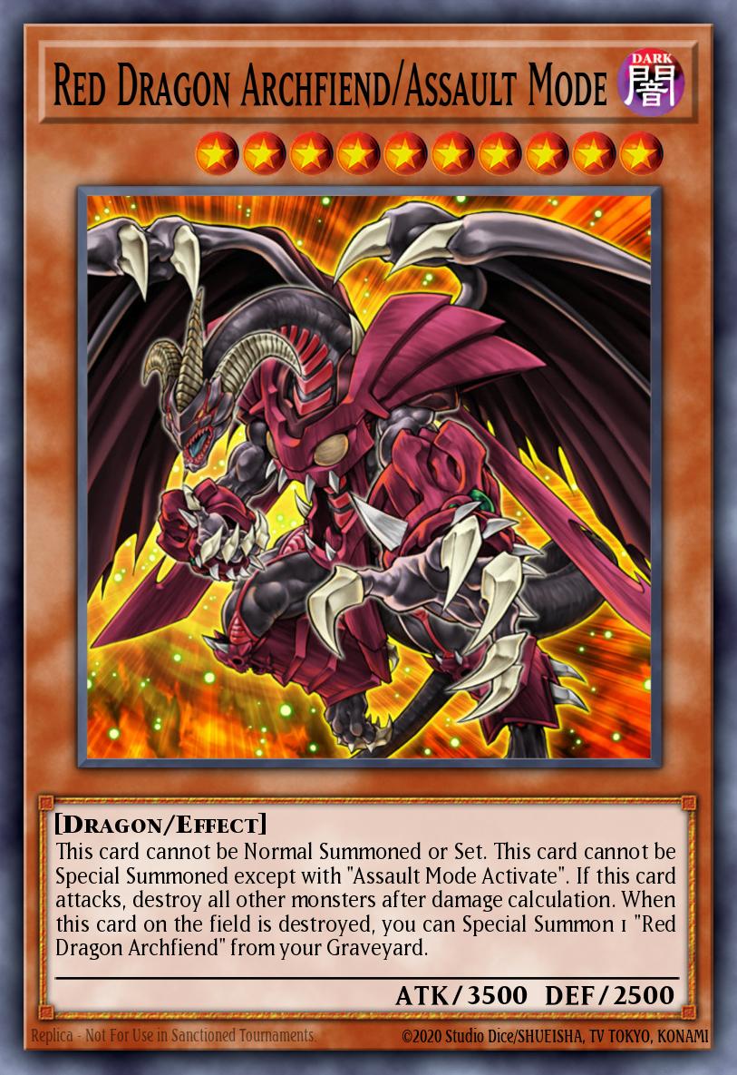Red Dragon Archfiend/Assault Mode Yu-Gi-Oh card