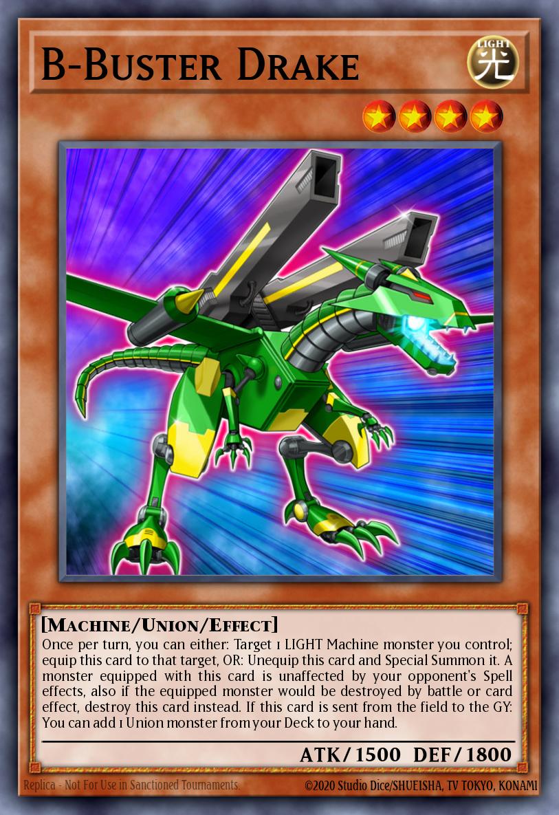 B-Buster Drake Yu-Gi-Oh card