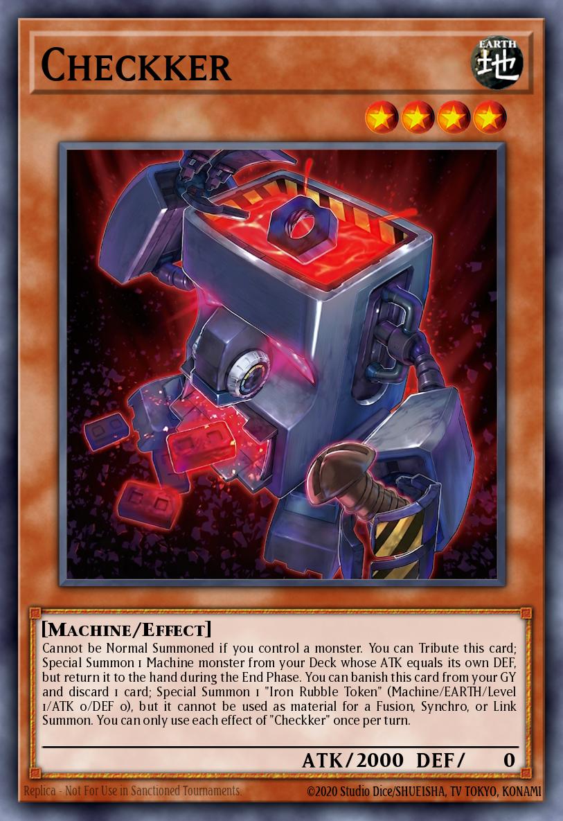Checkker Yu-Gi-Oh card