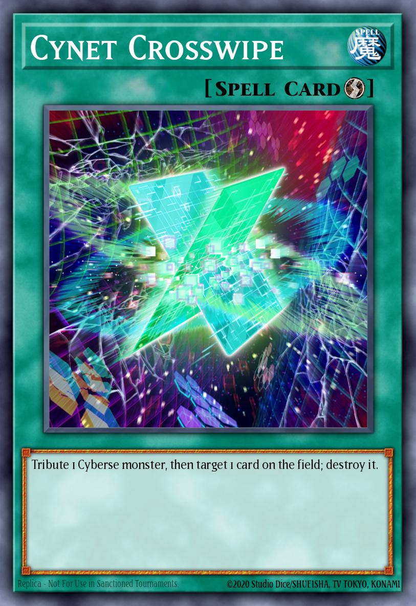 Cynet Crosswipe Yu-Gi-Oh card